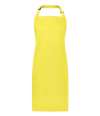 BR500 Brand Lab Adjustable Bib Apron Yellow colour image